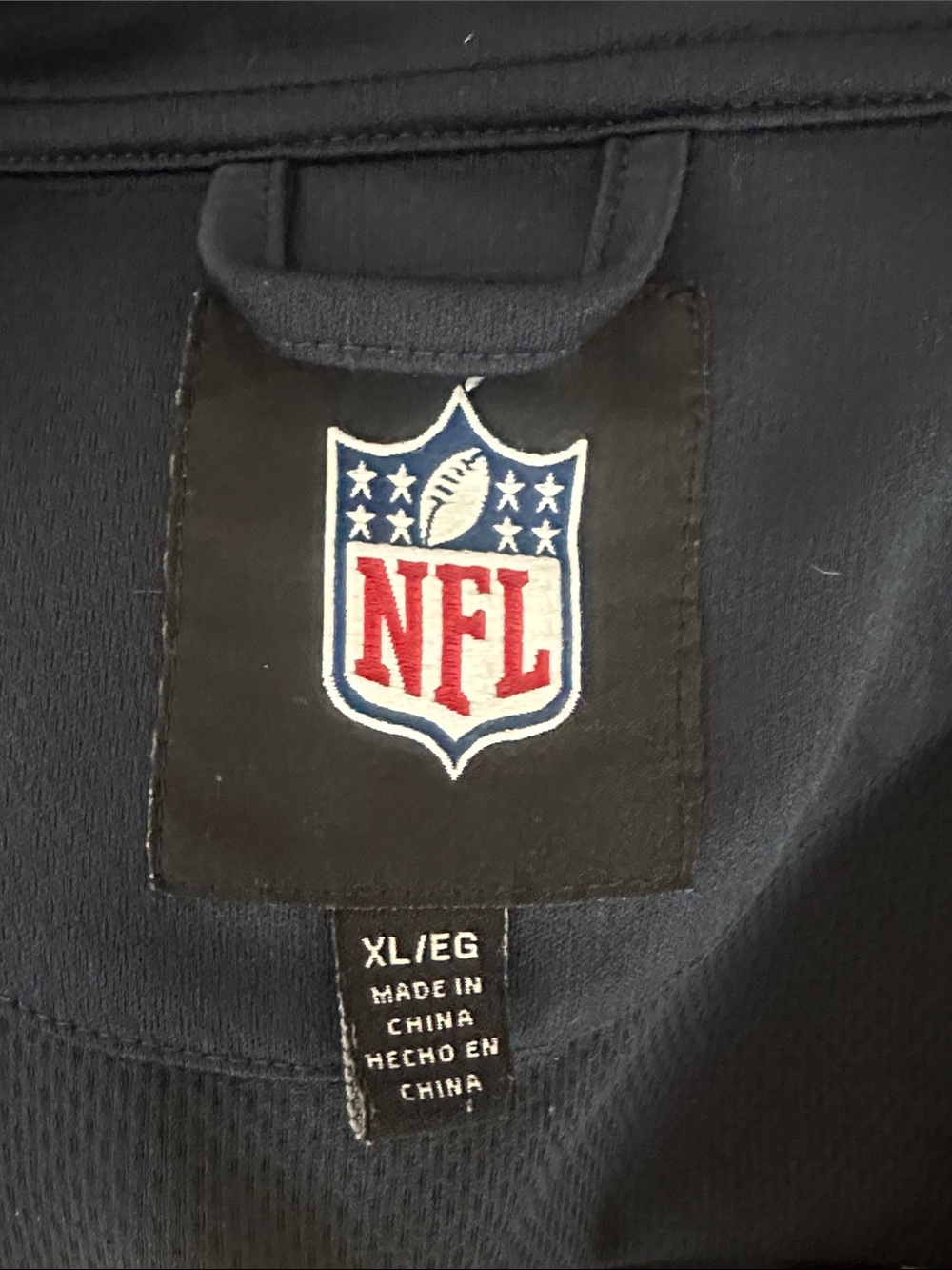 Chicago Bears NFL Navy and Orange Logo Full Zipper size XL - Picture 4 of 5